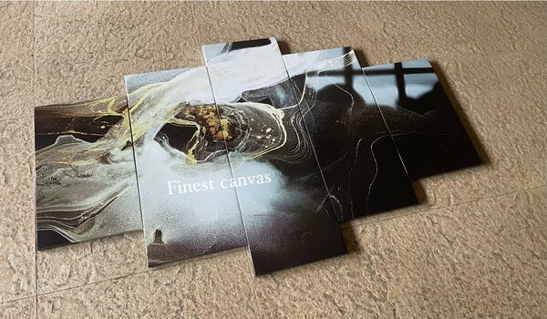 Painting on canvas of 5 pieces