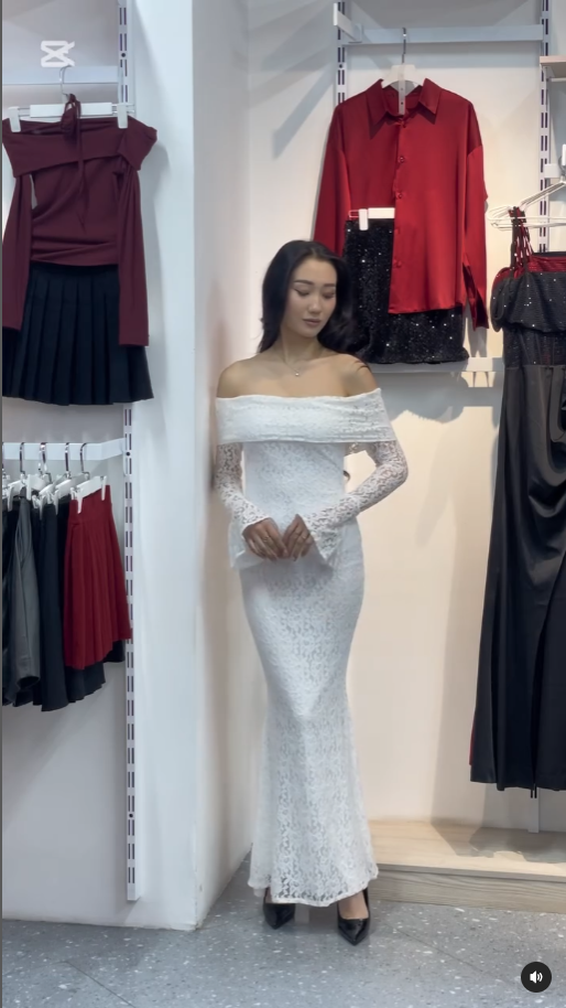 гипюровое платье 