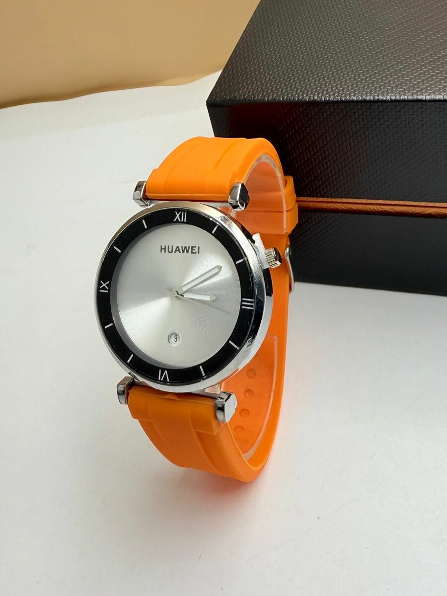Montre Huawei Orange Élégante