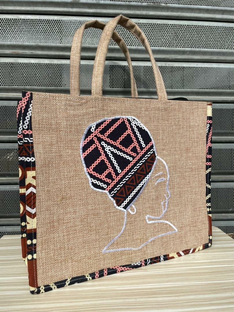 Sac de plage en toile ethnique