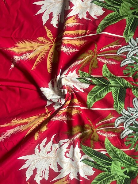 Crepe vintage fabric