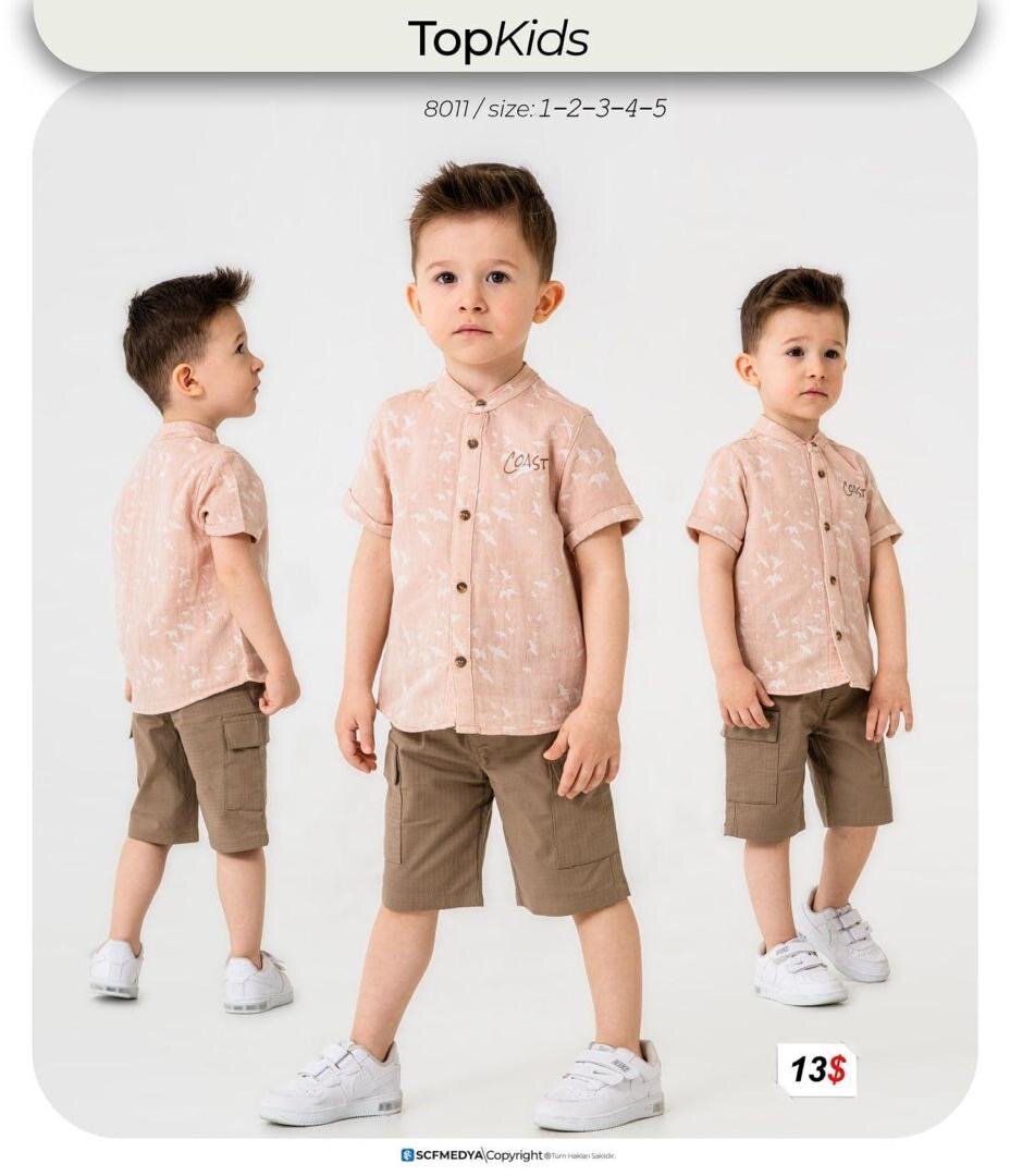 Ensemble été garçon chic