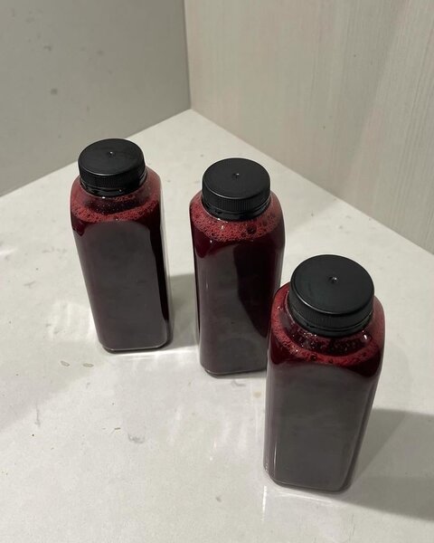 Jus de baies fraîches bio