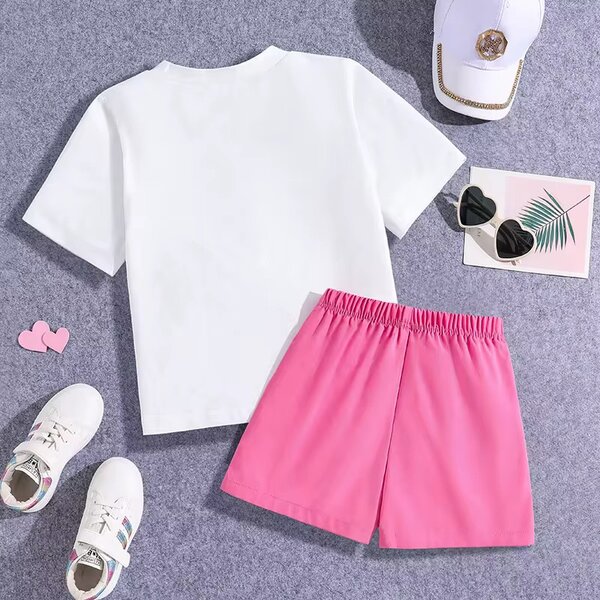 Ensemble T-shirt et Short Fille