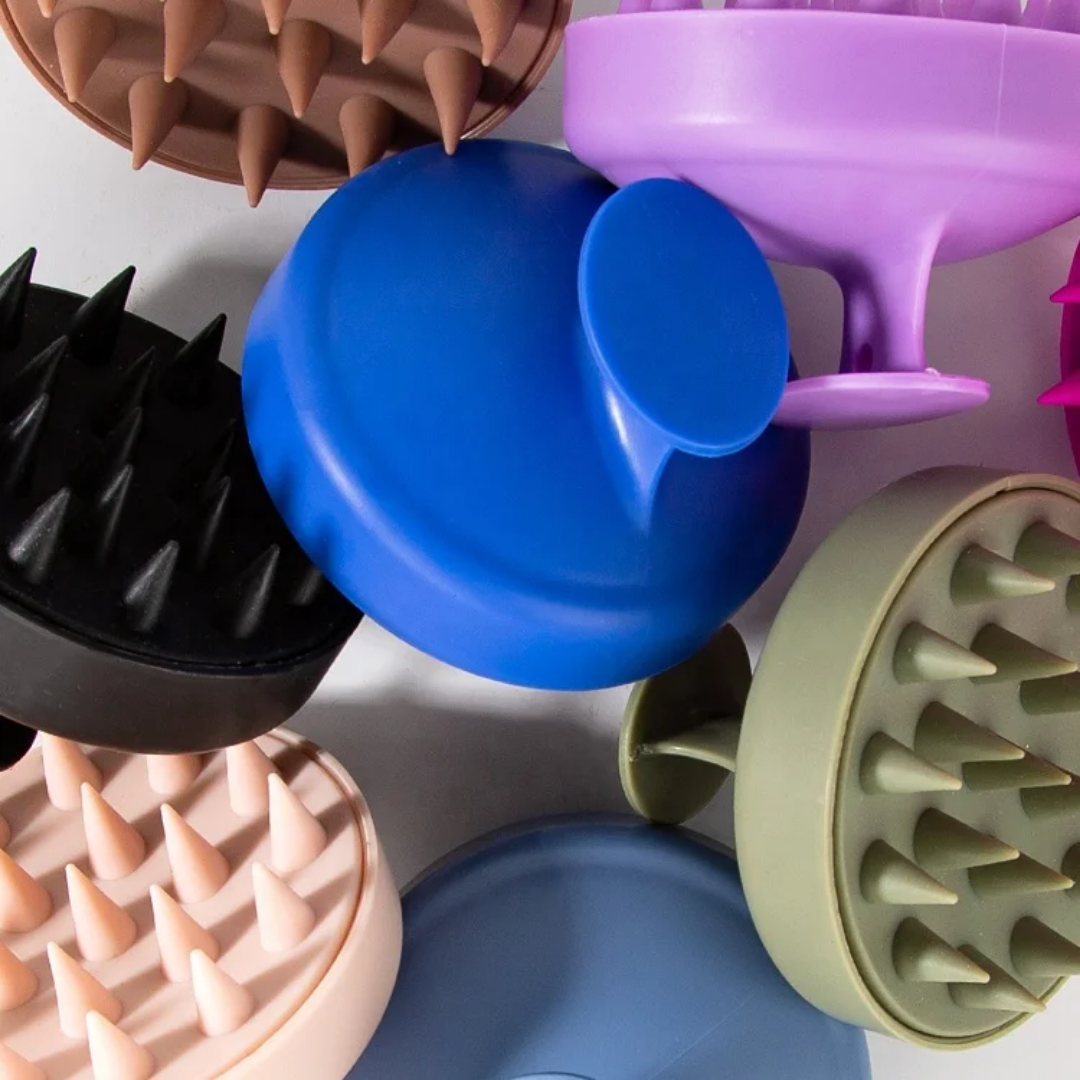 Brosse de massage cuir chevelu