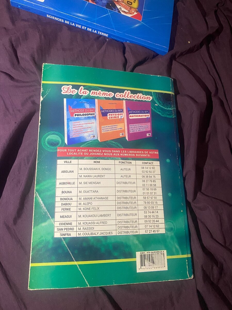 Méthodes du Bac SVT Terminale