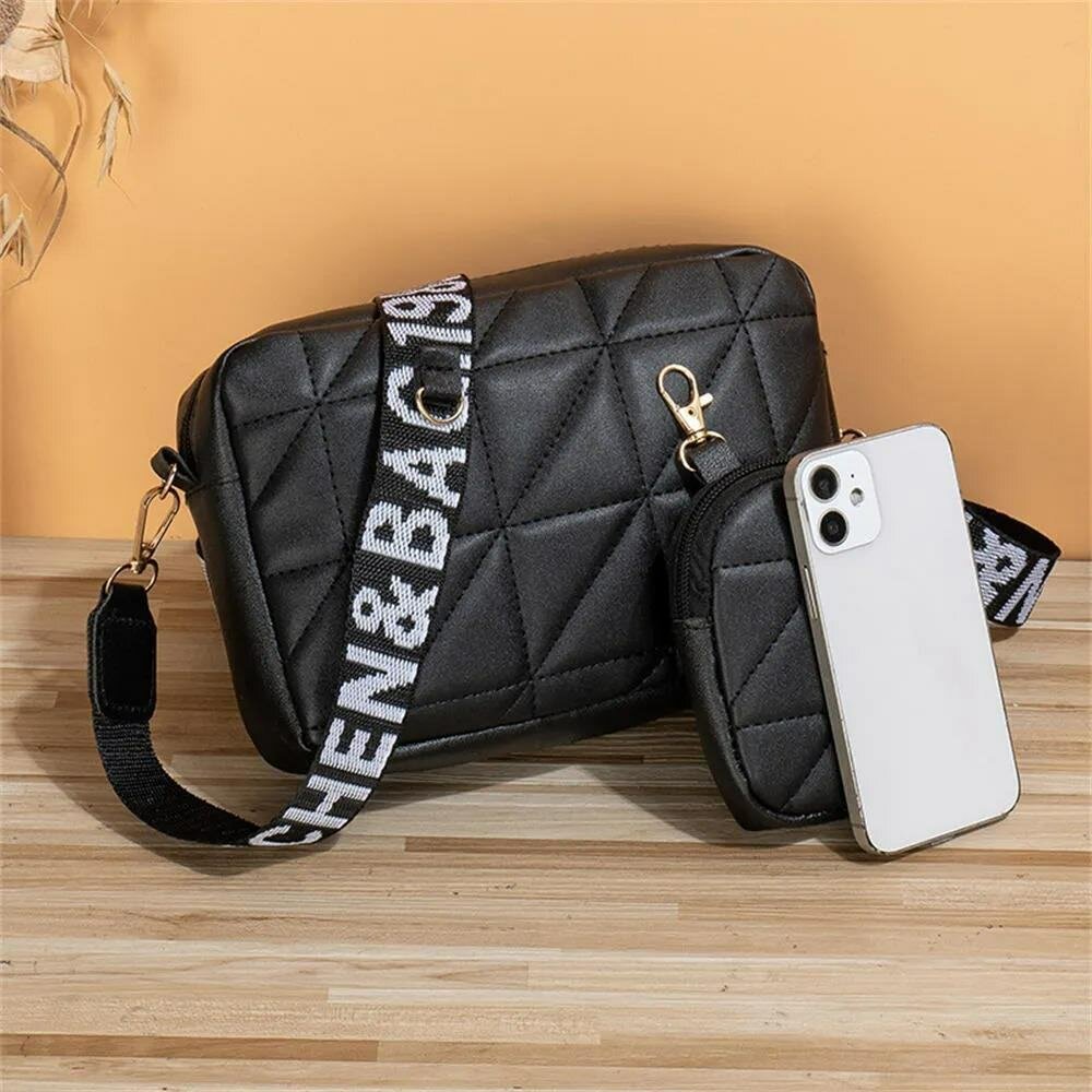 Girl's White PU Leather Embroidered Crossbody bag