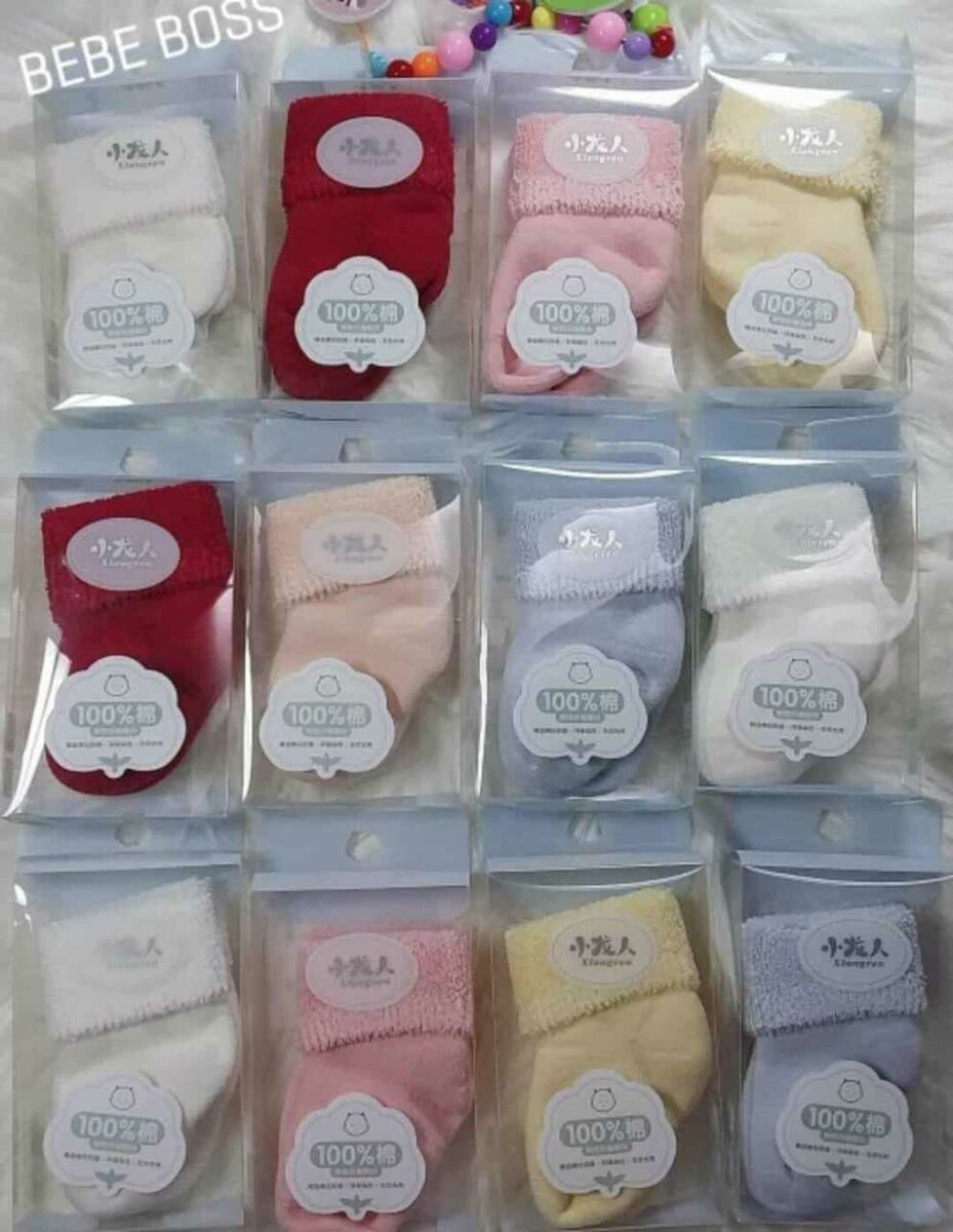 Chaussettes Bébé Douces Coton