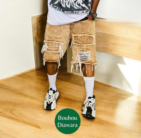 Shorts en jean déchirés