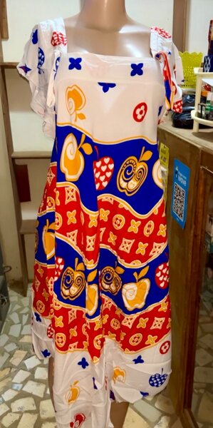 Robe en coton imprimé