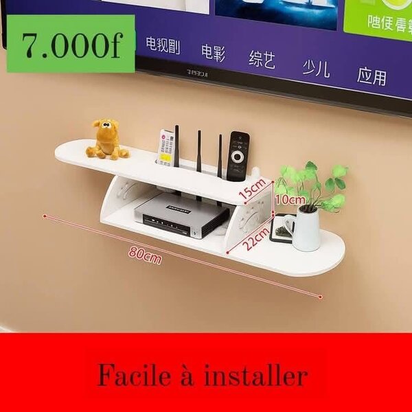 Étagère Murale pour TV et Appareils
