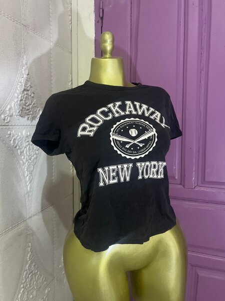 T-shirt Noir Rockaway New York