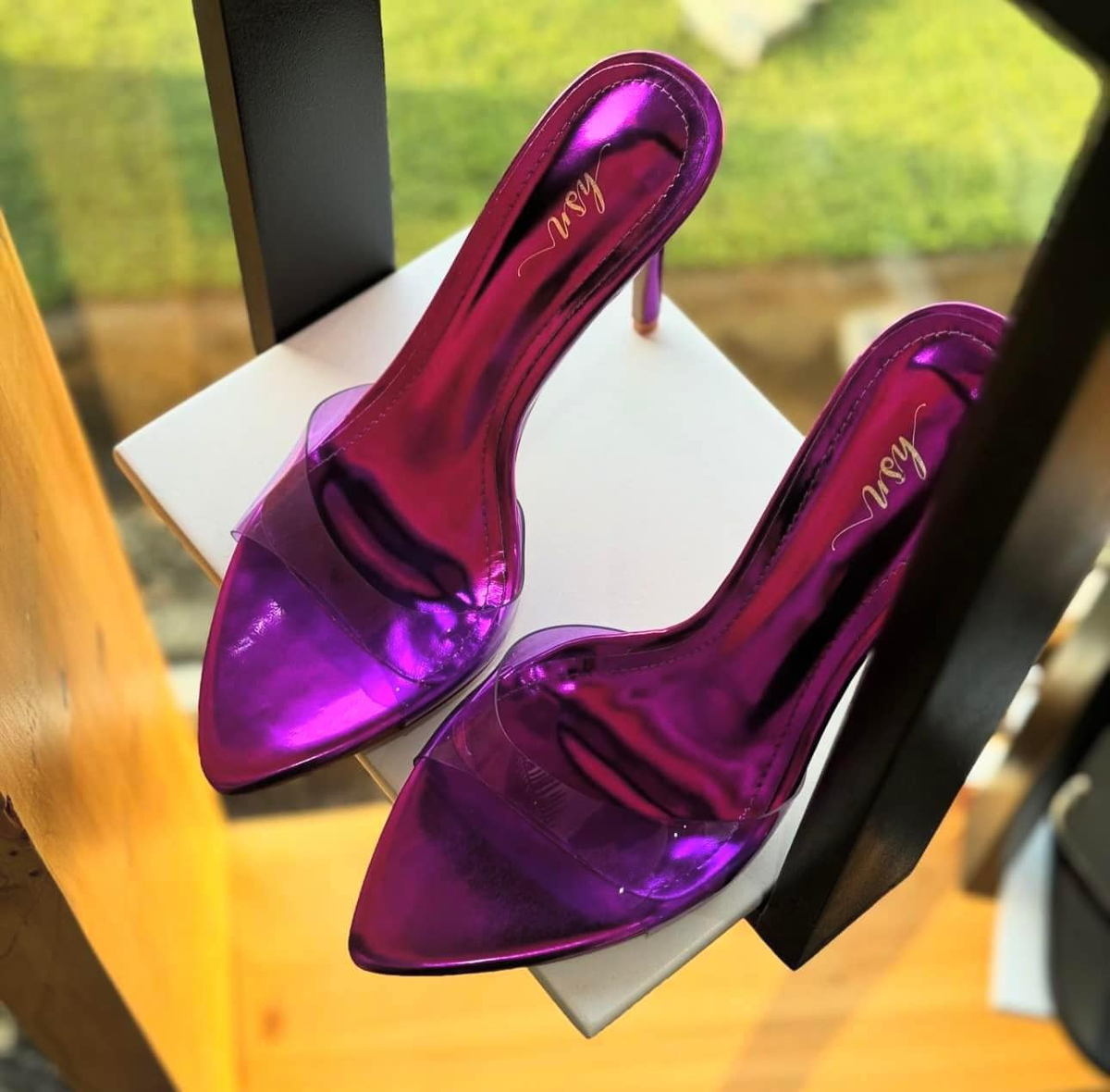 Chaussure violet 