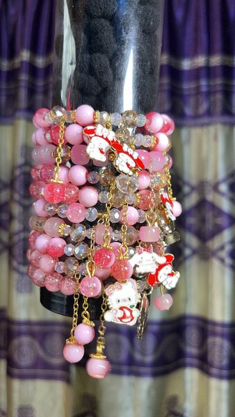 Bracelet Bohème en Perles Charms