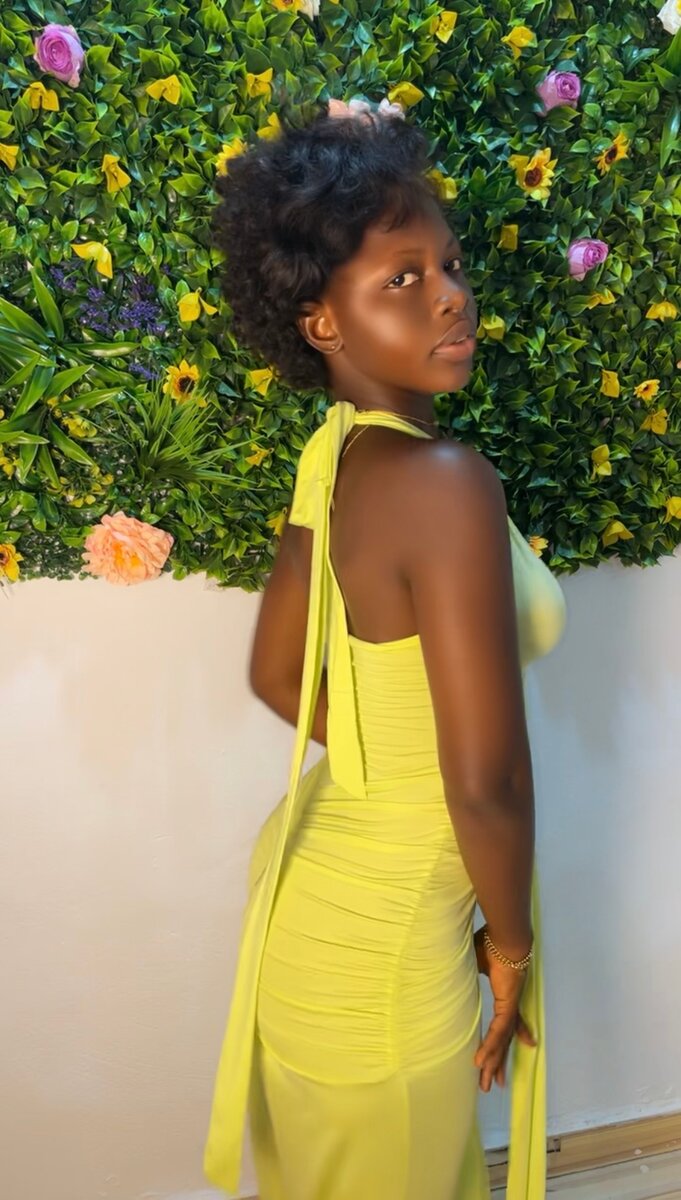 Robe dos nu élégante