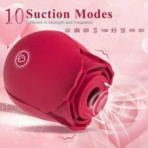 Stimulateur Rose 10 Modes Suction