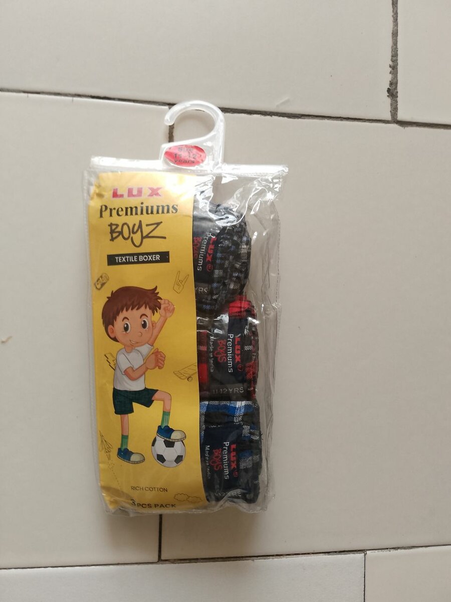 Boxers garçon 5ans et plus.