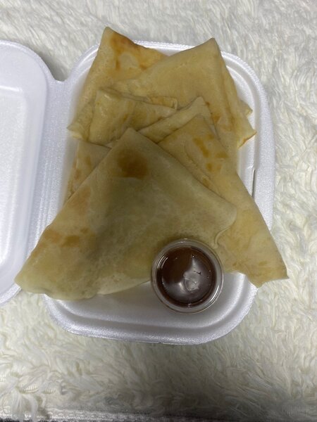 Crêpes légères & sauce choco