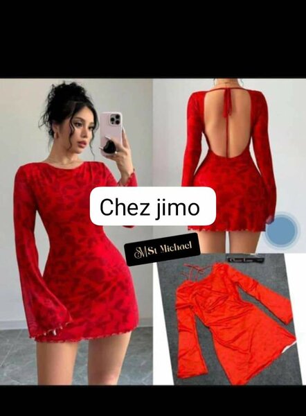 Robe sexy dos nu en dentelle