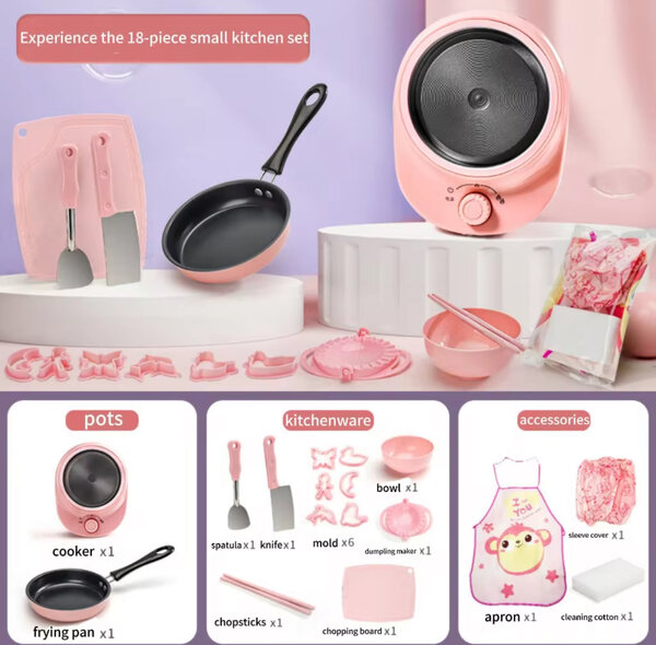 Ensemble jouets cuisine éducatifs