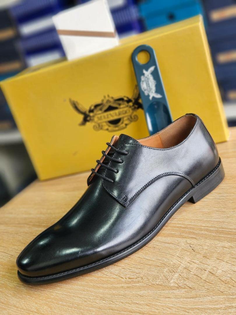 Derbies élégantes en cuir pour homme