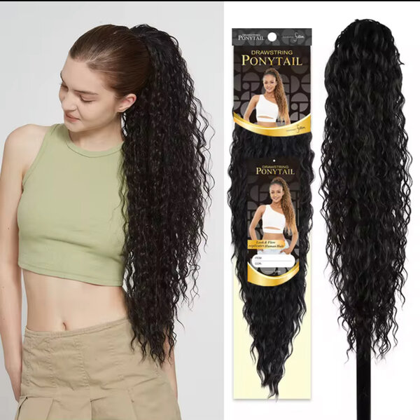 Postiche frisée longue