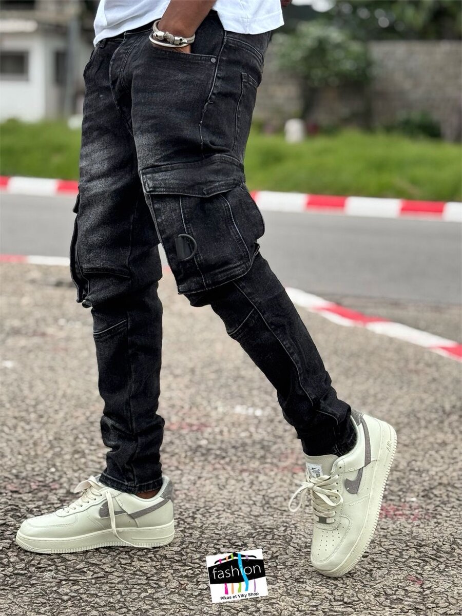 Jeans cargo mode urbain