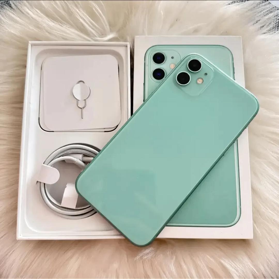 Smartphone moderne vert