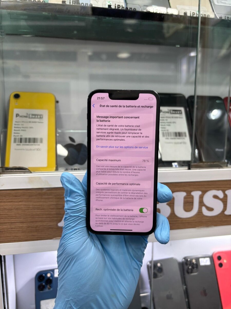 13 mini 128gb tout passe