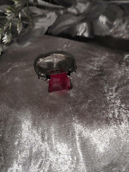 Rectangular Crystal Ring