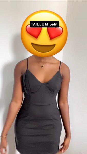 Robe Noire Élegante Femme