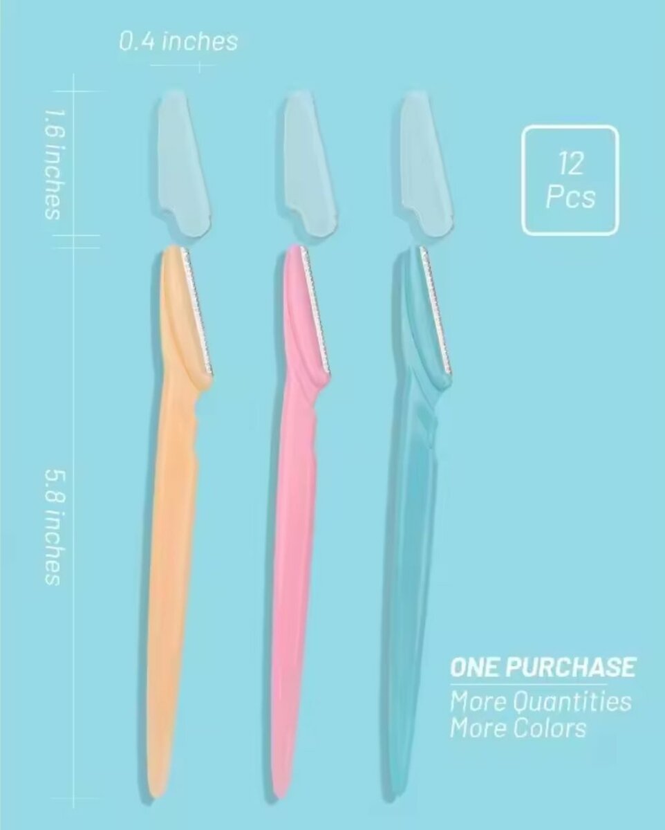 3 PCS Rasoir à sourcils pour femmes