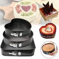 Cake Baking Cake Pan set Round 26cm Square 28cm Heart 24cm Shaped Molds Non Stick Oven Baking Trays Cake Mold Bakeware Baking Tools