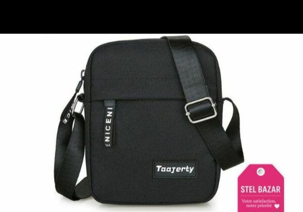 Sacoche Homme Bandoulière Noire