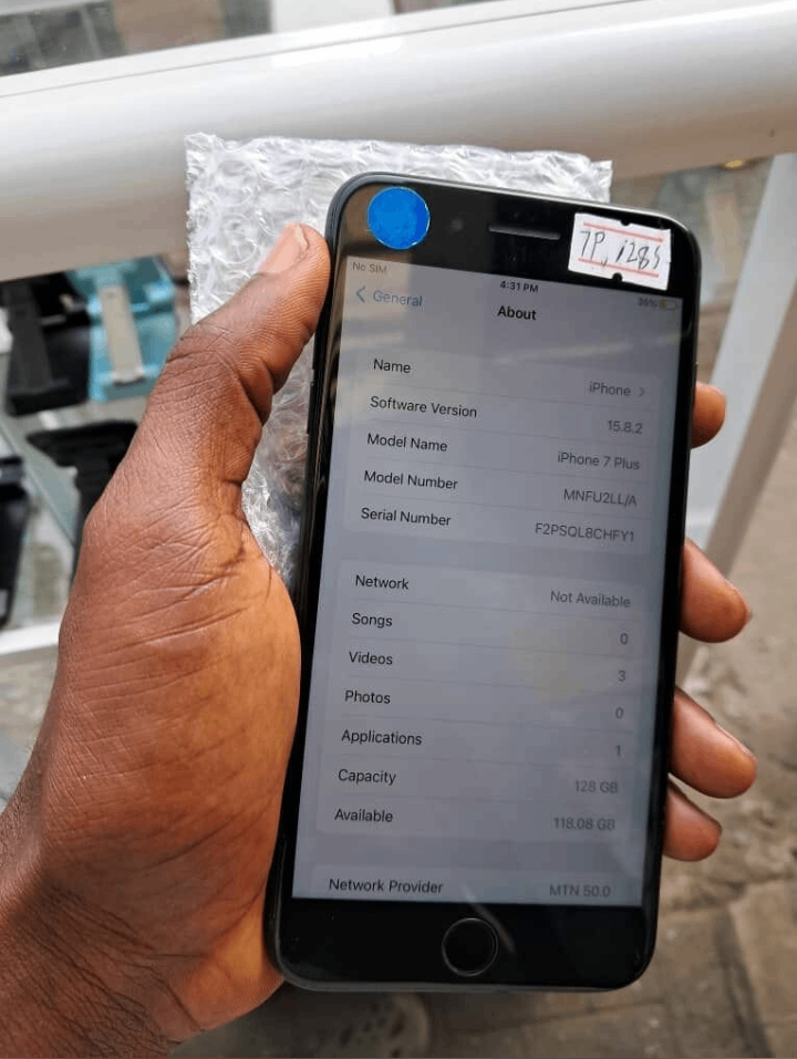 iPhone 7 plus 128gig