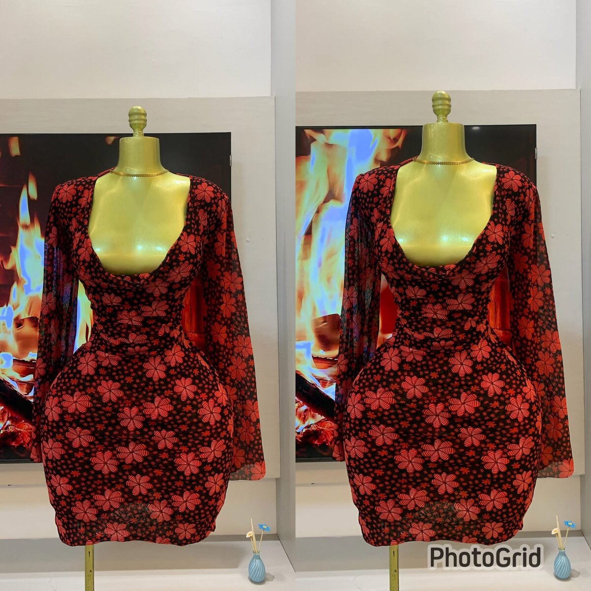 Robe élégante en velours