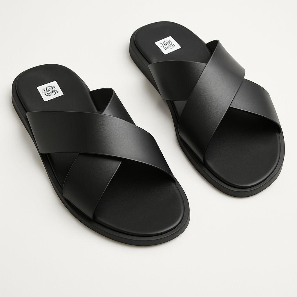 Sandales noires élégantes