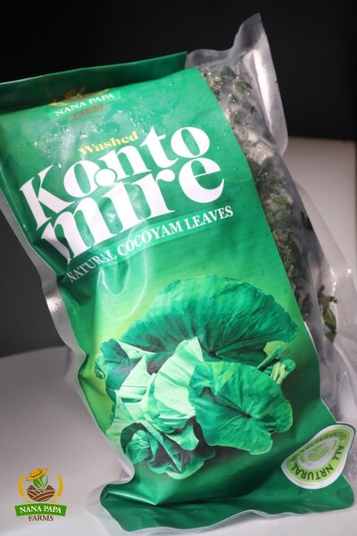 Nana Papa Kontomire(Cocoyam leaves)