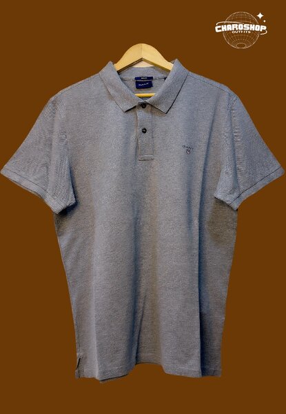 Polo gris pour hommes