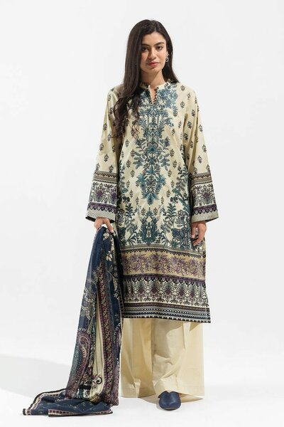 Luxury Lawn 3 Peace Suit
