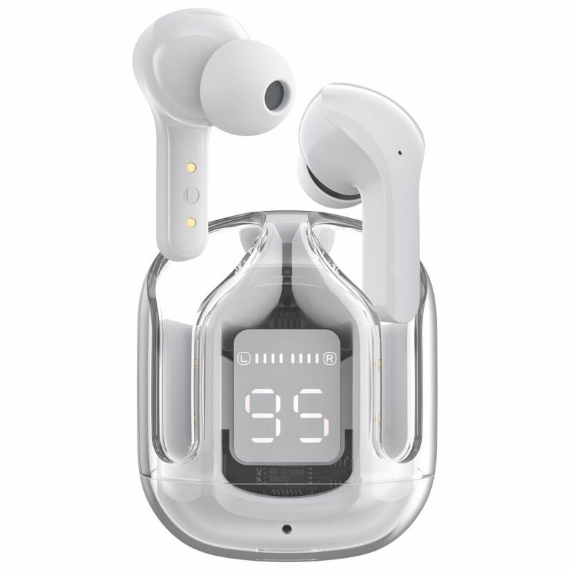 Air31 Earbuds Wireless Crystal Transparent Bluetooth 5.3