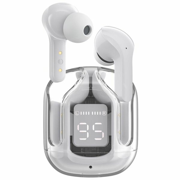 Air31 Earbuds Wireless Crystal Transparent Bluetooth 5.3