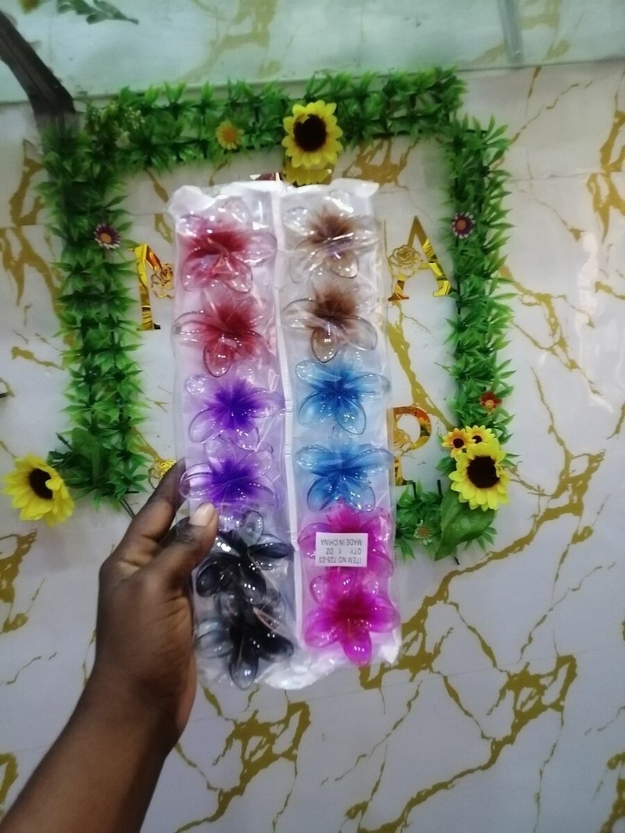 Pinces à cheveux papillon colorées