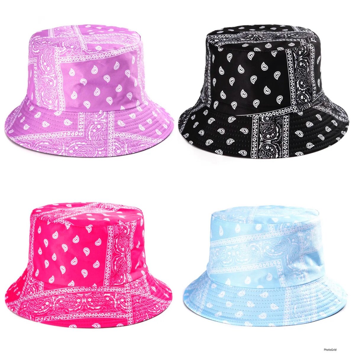 Bucket Hats available as seen in pictures.