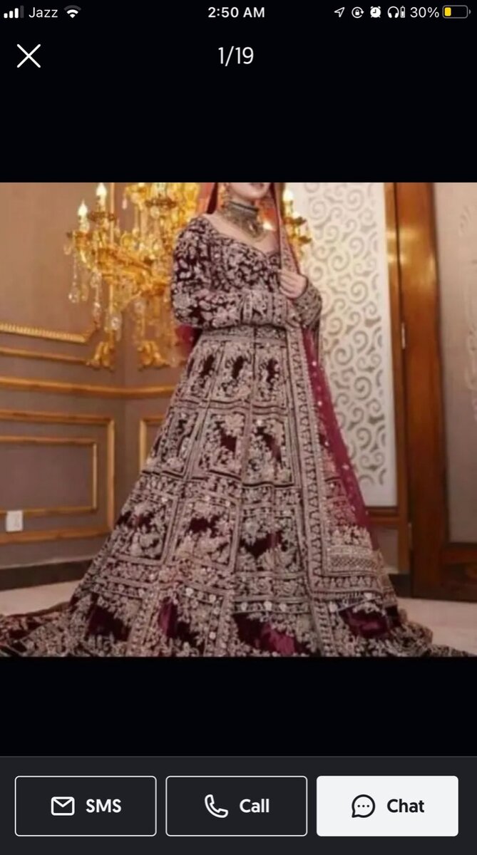 Ahmed sultan lengha valvet stuff for rent