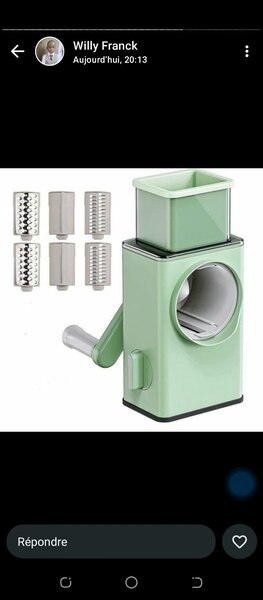 Râpe Multifonction Manuelle