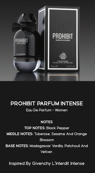 Prohibit Parfum Intense Femme