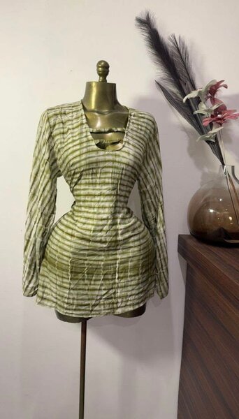 Robe Tunique Rayée Femme