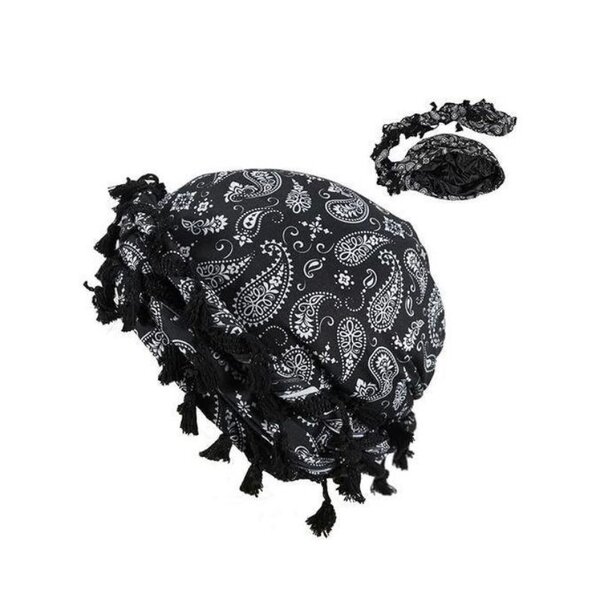 Turban bohème avec motifs paisley