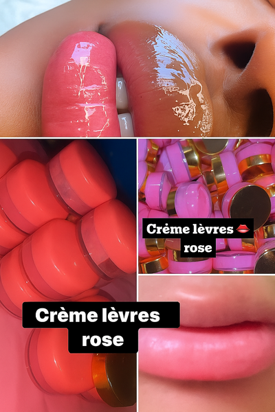 Baume à lèvres rose brillant